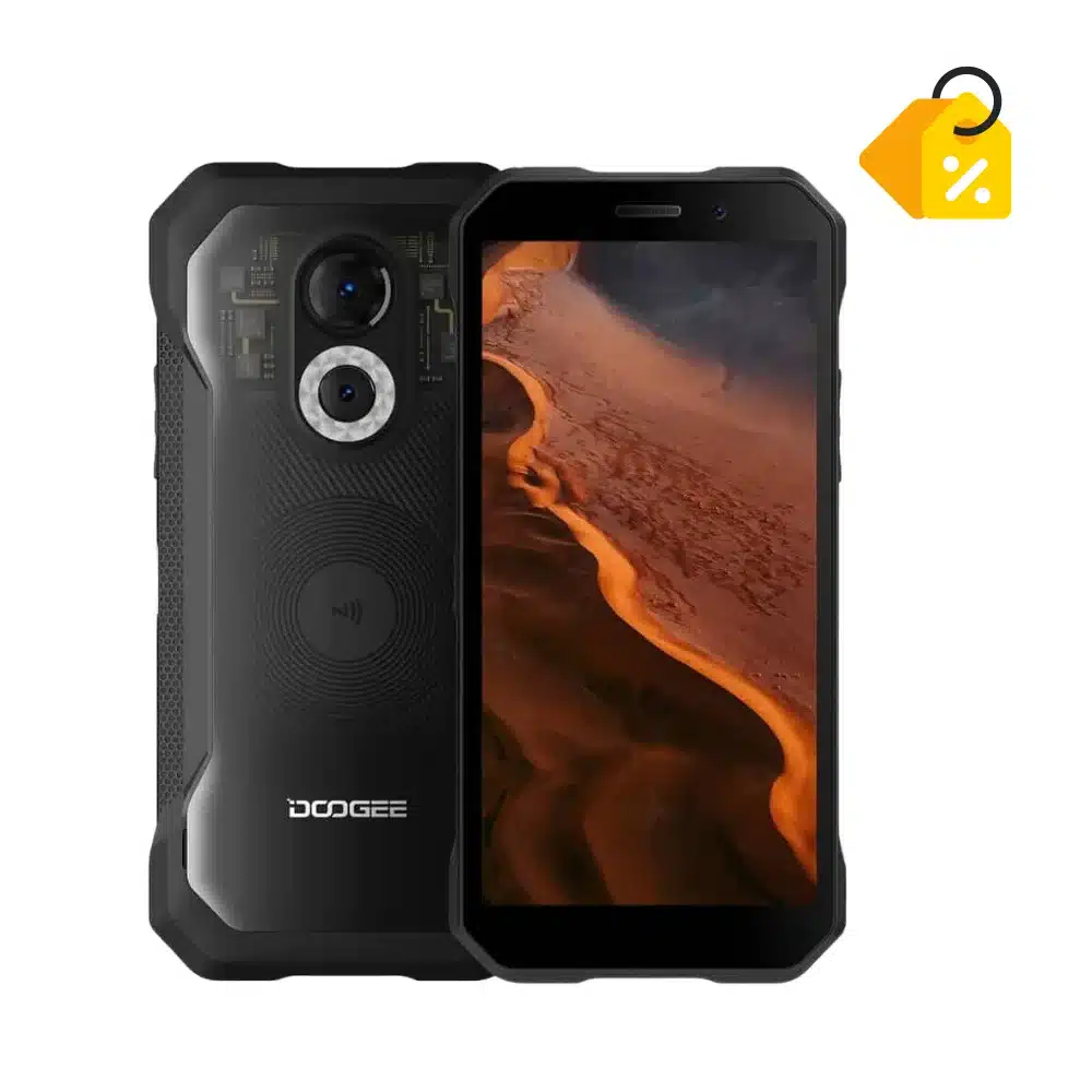 Custodia In Silicone Morbido Per Doogee S61 Pro – Cover Sottile Antiurto Nero