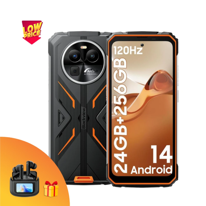 Blackview BV8100 | 24 GB (8GB+16GB) RAM 256 GB ROM - 170 Lantaarn Lumen