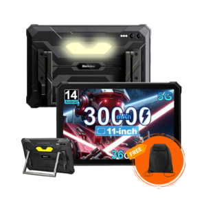 Blackview Active 10 Pro 5G Tablet - Zaklamp + Nylon rugzak tas