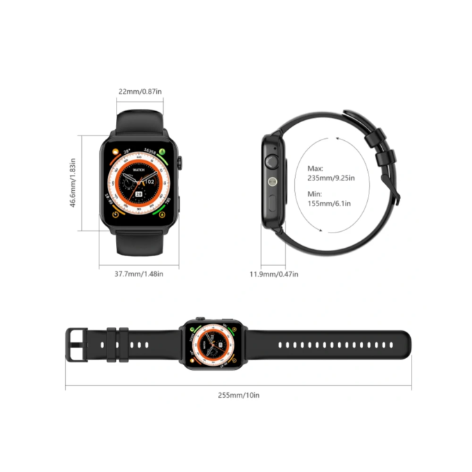 Blackview R30 Max- Smartwatch Led Flashlight - Afbeelding 5
