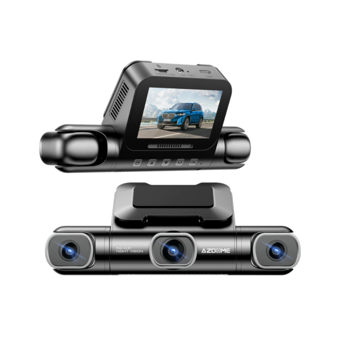 AZDOME M660 autocamera met 5G Wi-Fi, nachtzicht en 360° opname in 2K + Full HD - Afbeelding 2