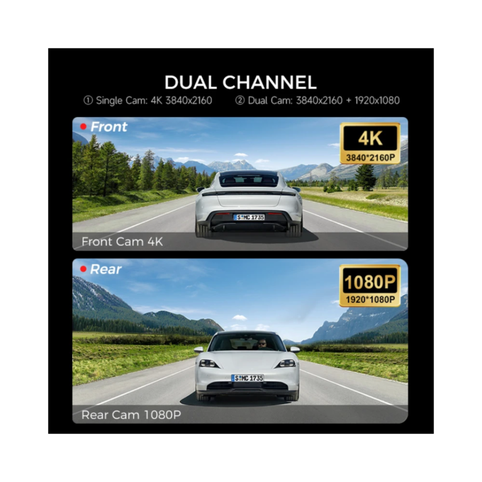 LINGDU V620ycamera met 4K-opname, 2" scherm - Afbeelding 3