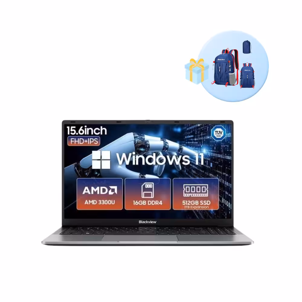 Blackview AceBook 6 15,6" FHD+ Laptop, Intel N150, 16 GB RAM, 512 GB SSD