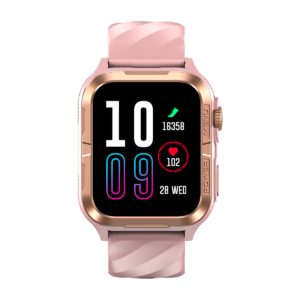 Blackview W10 Pro - Smartwatch met LED-zaklamp - roze