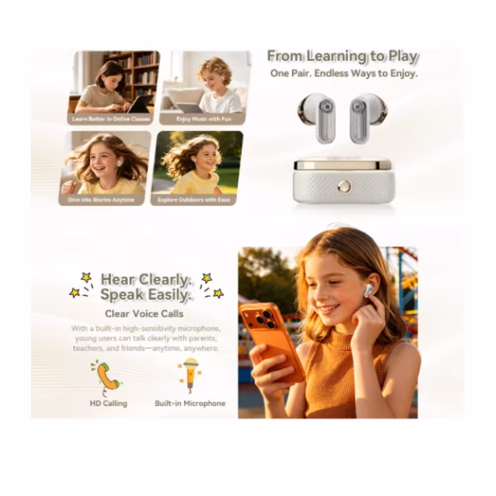 Blackview AirBuds K2: Draadloze oordopjes voor kinderen - Afbeelding 5