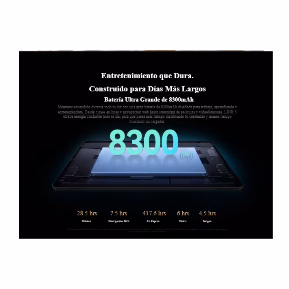 Blackview LINK 5: Tablet inteligente 11" con Android 17 - Afbeelding 9