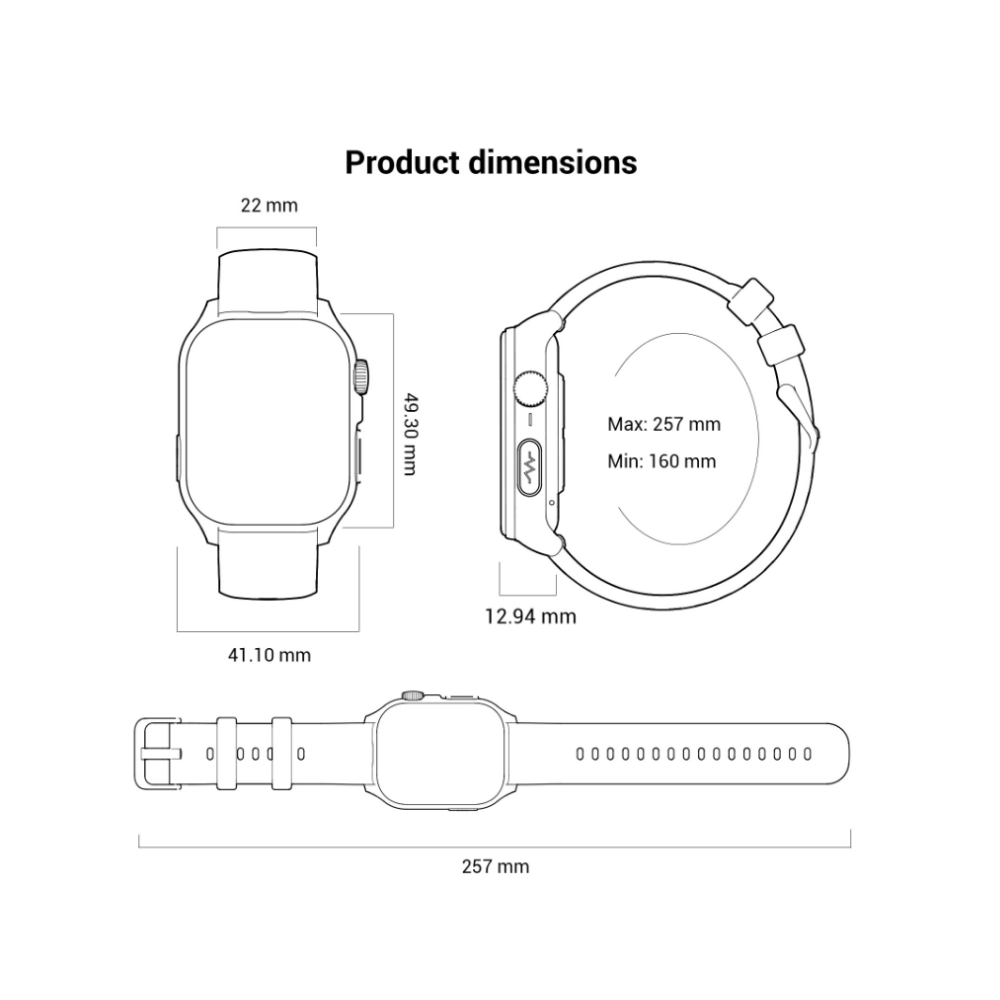 Blackview R70 - Smartwatch - Afbeelding 2
