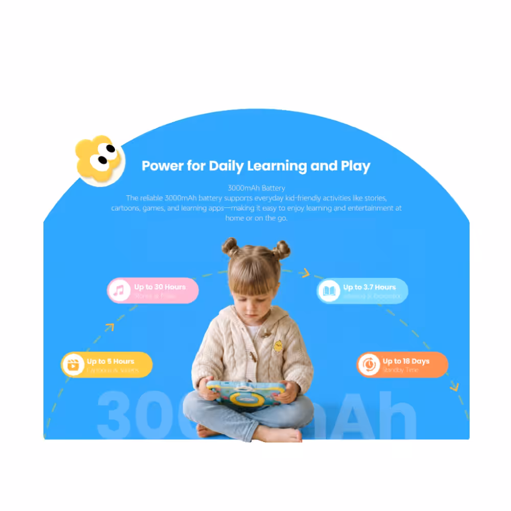 Link Lite Kids: Tablet met rugzak en styluspen - Afbeelding 9