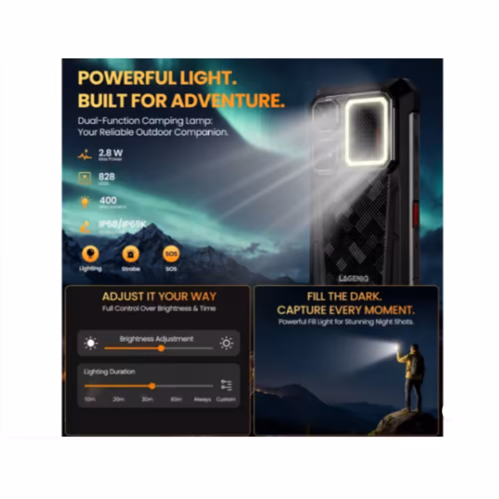 LAGENIO Rhino 1 Pro: Robuuste smartphone eSIM - Afbeelding 5
