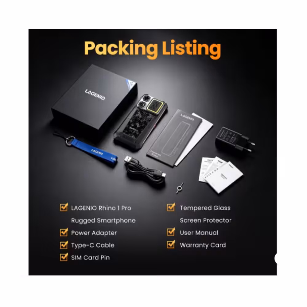 LAGENIO Rhino 1 Pro: Robuuste smartphone eSIM - Afbeelding 3