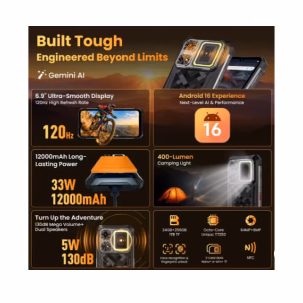 LAGENIO Rhino 1 Pro: Robuuste smartphone eSIM - Afbeelding 4